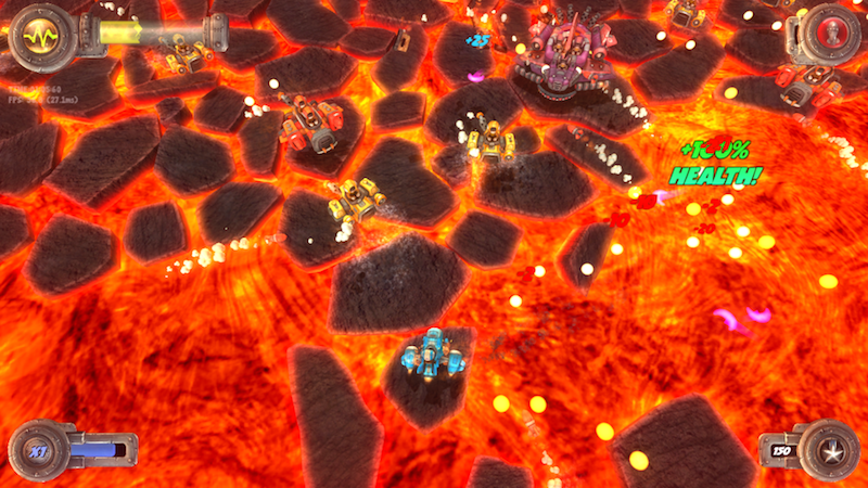 Blue Rider screenshot - the floor is lava!